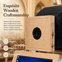 Instant fotobooth apparatuur retro touchscreen DSLR bruiloft selfie draagbare vintage fotohokje houten voor het Midden-Oosten
