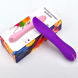 利用可能なサンプル10スピード振動舌敏感領域刺激装置舌バイブレーター女性のための大人のおもちゃ