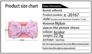 Hochwertiges süßes Design Blumen bogen Stirnband Neugeborenes Baby Haarschmuck Elastic Nylon Bow Baby Girl Stirnband - Product Image 3
