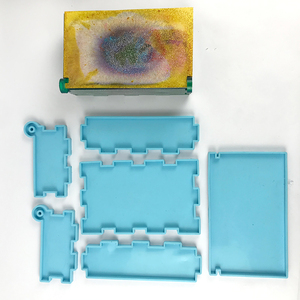 YB298 Dominoes Storage Box Resin Mold Domino Box Epoxy Resin Molds Case for DIY Dominoes Jewelry Gifts Box
