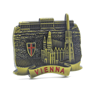 En gros Vienne Autriche Alpes Tourisme Souvenir Cadeau Salzbourg Réfrigérateur Aimant Autocollant Innsbruck Personnalisé Vienne Autriche Réfrigérateur Aimant - Product Image 5