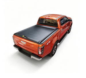 Couverture de benne rétractable manuelle en alliage d'aluminium, pliable, sportive, étanche, avec verrouillage, compatible avec Isuzu D-Max <span class=keywords><strong>Double</strong></span> <span class=keywords><strong>Cab</strong></span> <span class=keywords><strong>4x4</strong></span> Pickup - Product Image 1