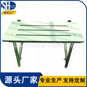 Silla de Ducha de Acero Inoxidable Sheng Hui, Tubo Cuadrado de 25 mm, 710x430x450 mm, Superficie Cepillada, Equipo de Seguridad para Baño - Product Image 3