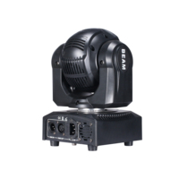 60W RGBW LED lumières de tête de scène mobile spot de faisceau blanc pour KTV Party DMX 512 lampe en aluminium de contrôle activée par le son pour les hôtels