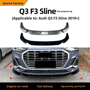 ใช้ได้กับ <span class=keywords><strong>Audi</strong></span> <span class=keywords><strong>Q3</strong></span> F3 <span class=keywords><strong>Sline</strong></span> 2019+ ชุดแต่งสปอยเลอร์หน้าแบบรวม  อะไหล่ตกแต่งภายนอก ผลิตในจีน - Product Image 3