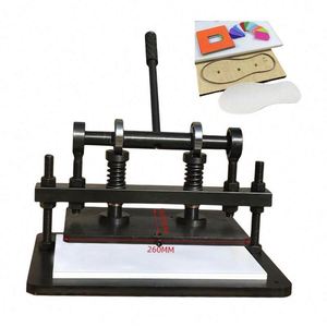 Versatile Manual Leather DieCutting Machine Various Textiles and Plastic Applications - Product Image 1
