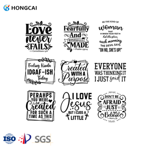 Kaus wanita Applique, Kaus wanita dekorasi pakaian stiker Transfer panas cetak DIY berbagai pola huruf - Product Image 1