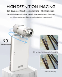 Escáner de Cuero Cabelludo Portátil y Analizador de Cabello - Detector Profesional de Folículos Pilosos para la Salud del Cuero Cabelludo, Análisis de la Caída del Cabello y Tratamiento - Product Image 5