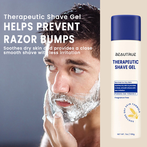 Gel de Afeitar Terapéutico con Avena, Certificado GMPC//MSDS, Fórmula Humectante y Suave, Crema de Afeitar que Ayuda a Prevenir Cortes - Product Image 3