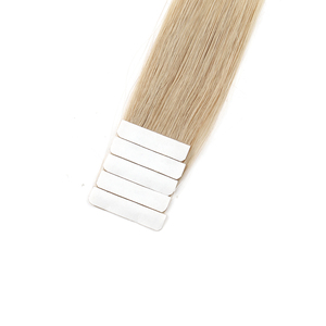 Extensions de cheveux de qualité supérieure, en cheveux humains Remy, lisses et soyeux, double épaisseur, cuticules alignées, cheveux bruts non traités - Product Image 5