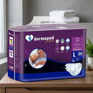 Pañales Nocturnos para Adultos Dermaped, Talla Grande, 30 Unidades, Pantalones Desechables para Incontinencia, Alta Absorbencia, Protección Contra Fugas, Transpirables, No Tejidos - Product Image 2