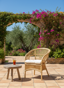 Fabiano Bamboo Chair Stylish Comfortable <b>Seating</b> Modular Living Room Bedroom Apartment Outdoor Premium Home Furniture Modern - Product Image 2