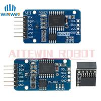 AITEWIN ROBOT DS3231 AT24C32 Modul IIC Jam Presisi & Modul Memori DS3231SN/DS3231M untuk Pemasangan Khusus Robotik