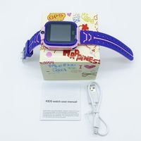 Reloj Inteligente Q12 a Prueba de Agua para Niños con SOS, Tarjeta SIM 2G, Brújula, Llamadas, Localizador GPS para Bebés, Estándar IP67