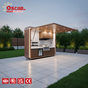 with Sink Ce Certified Custom Factory Durable Rust - Resistant Stylish Outdoor Cooking Patio Dining Garden Use Outdoor Kitchen - Product Image 1
