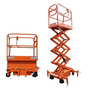 Mini Plataforma Elevadora Hidráulica Móvil de 3m/4.8m, Capacidad de Carga 300kg, para Construcción, Decoración y Trabajos Aéreos, Alquiler de Elevador de Tijera Hidráulico - Product Image 6