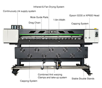Imprimante à solvant écologique grand format I3200, imprimante de découpe de vinyle, autocollant, impression et découpe, machine de découpe 1,8 m