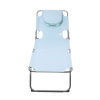 Chaise de plage pliable en tissu pour l'extérieur, mobilier de loisirs moderne pour le camping et les pique-niques