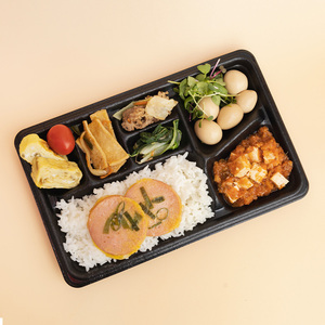 Bento <b>Box</b> 30 off PP Foam Square 7 Compartment Multifunctional <b>Lunch</b> Flip Top Lid Kitchen Ecotainer PS Foam Alternative <b>lunch</b> <b>box</b> - Product Image 4
