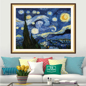 Nuovi Ricami Completi per Piccoli Oggetti da Salotto e Camera da Letto, Astratto Cielo Stellato Ricamato a Mano Fai da <span class=keywords><strong>Te</strong></span> - Product Image 2