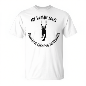 T-shirt pour amoureux des chats avec des casse-noisettes de Noël à collectionner de la marque My Human Loves - Product Image 2