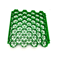 Vente en gros de grilles de gazon paysager en nid d'abeille de 500 mm * 500 mm vert/vert foncé/noir pour jardin pour l'Australie