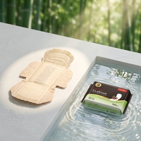 Serviettes hygiéniques jetables Qianye à marque privée, en bambou avec revêtement PE et anions, haute absorption pour la nuit, prix de gros