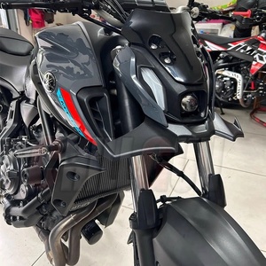 YAMAHA <span class=keywords><strong>MT</strong></span>-<span class=keywords><strong>07</strong></span> <span class=keywords><strong>SP</strong></span> 21-24 Cubierta de extensión de pico de fibra de carbono, alerones delanteros, carenado, accesorios de alerón aerodinámico CLASE A - Product Image 4
