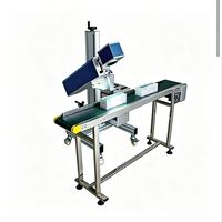 Nouvelle machine de marquage laser à fibre volante économique, refroidissement par air, haute précision, marquage profond, CNC DXF/AI/DST pour petites/moyennes entreprises