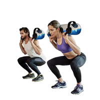Sac Aqua gonflable réglable Portable équipement d'exercice de gymnastique sac d'eau de Fitness de puissance pour l'entraînement d'équilibre sac Aqua réglable