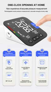 Máquina de verificação digital de pressão sanguínea, aparelho digital de monitoramento de pressão sanguínea bp, ambulatório inteligente e voz automática - Product Image 6