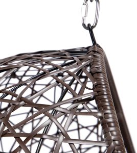 Foldable Wicker Rattan Hanging Egg Chair With Stand Swing Chair With Cushion <b>Pillow</b> for Indoor Outdoor - Product Image 5
