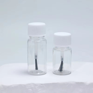 Paquete de Envases Cosméticos de Plástico PET Transparente de 5ml, 10ml, 15ml, 20ml y 30ml con Brocha para Dispensar Aceites Esenciales, Muestras Pequeñas y Esmalte de Uñas - Product Image 2