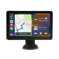 Autoradio portable Carplay 7 pouces, écran Carplay sans fil, WIFI BT, lecteur DVD de voiture, navigation automobile, compatible Apple et Android