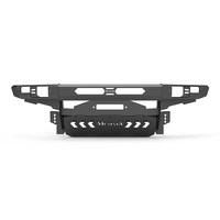 Accessoires 4x4 pare-chocs avant anti-collision en acier finition manteau noir tout-terrain avec plaque de protection pour Toyota FJ Cruiser 2007-2014