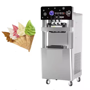 Máquina de Helados Comercial de Venta Directa de Fábrica al Mejor Precio, Máquina de Helados Suaves de 2+1 Sabores - Product Image 1