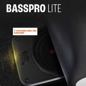 Haut-parleur audio de voiture 160W 12V DC, subwoofer <span class=keywords><strong>actif</strong></span>, simple, en papier et aluminium, pour JBI BassPro Lite 7 pouces ultra-fin - Product Image 4