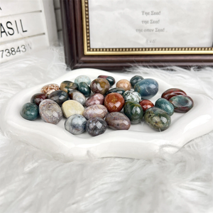 Suministro Directo de Fábrica: Piedra Pulida de <span class=keywords><strong>Jaspe</strong></span> Oceánico Natural, Piedra de Bolsillo para Equilibrio Energético, para Relleno de Jarrones y Decoración del Hogar - Product Image 4