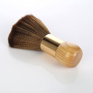 Cepillo de afeitar de alta calidad para hombre, marca privada, con mango de madera, cerdas de lana suave, para limpieza de barba - Product Image 2