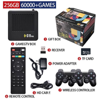 YTGEE G11 PRO 64GB intégré rétro 50000 + lecteur de jeux 2.4G contrôleur sans fil 4K HD Console de jeu vidéo domestique