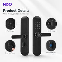 Serrure de porte intelligente Wi-Fi avec commande vocale, minuterie, application et télécommande, verrou électronique intelligent