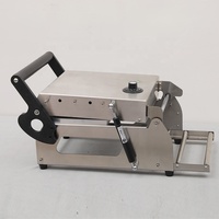 Machine d'Emballage Manuelle pour Fruits et Légumes, Scelleuse de Barquettes pour Plats Rapides, Soudeuse de Film Plastique Thermoscellable