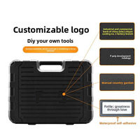 Household 45-Piece Multi-Functional Carbon Steel Hardware and Repair Tool Set Toolbox Kit House Repair Tool Kit
