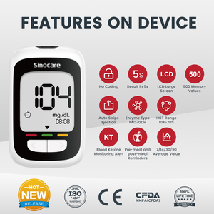 Monitor de <span class=keywords><strong>Glucosa</strong></span> en Sangre No Invasivo Sinocare, Sensor de Diabetes, Sensor de <span class=keywords><strong>Glucosa</strong></span>, Sensor de Monitoreo de <span class=keywords><strong>Glucosa</strong></span>, Glucómetro Eléctrico - Product Image 4