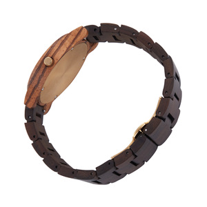 <span class=keywords><strong>2026</strong></span>年ユニセックスエレガント木製クォーツミヨタムーブメントアナログ腕時計カスタムロゴボックスバルククォーツメーカー - Product Image 3