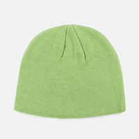 Gorro de Invierno para Esquí, Unisex, Color Verde, con Logotipo Jacquard, Acrílico, Personalizado, Tejido, con Borde, Fabricante de Gorros