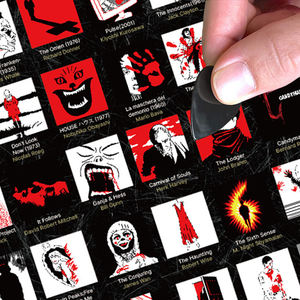 Calendrier des 100 films <span class=keywords><strong>d</strong></span>'<span class=keywords><strong>horreur</strong></span> essentiels Liste de films <span class=keywords><strong>d</strong></span>'<span class=keywords><strong>horreur</strong></span> de tous les temps Liste de films à voir Affiche de cinéma Films <span class=keywords><strong>d</strong></span>'<span class=keywords><strong>horreur</strong></span> Affiche à gratter - Product Image 3