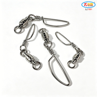 Swivel Bola Baja SS dengan Slot Snap, Swivel Pancing Baja Anti Karat