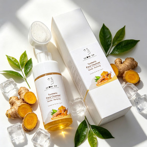 Private Label Turmeric Kojic Acid Cleanser Clean and Clear Skin Melasma Fading Acne Scar Manufacturer - Product Image 2