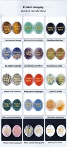 จี้สร้อยคอหินกึ่งมีค่าแบบ DIY รูปทรงวงรี พร้อมรูเจาะแบบเลเซอร์และข้อความภาษาอังกฤษ - Product Image 4